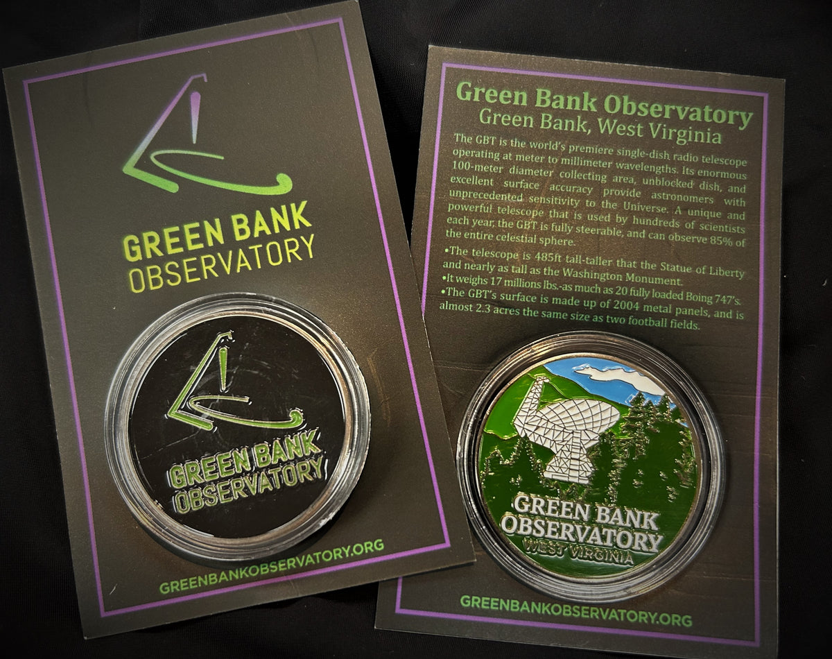 Double Sided GBO Coin Green Bank Observatory