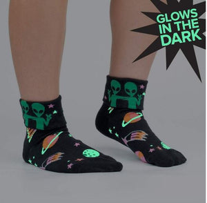 Womens Foldover Far Out Sock