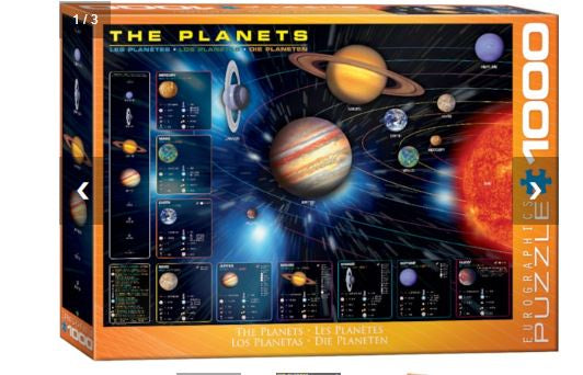 1000 Piece Planets Puzzle