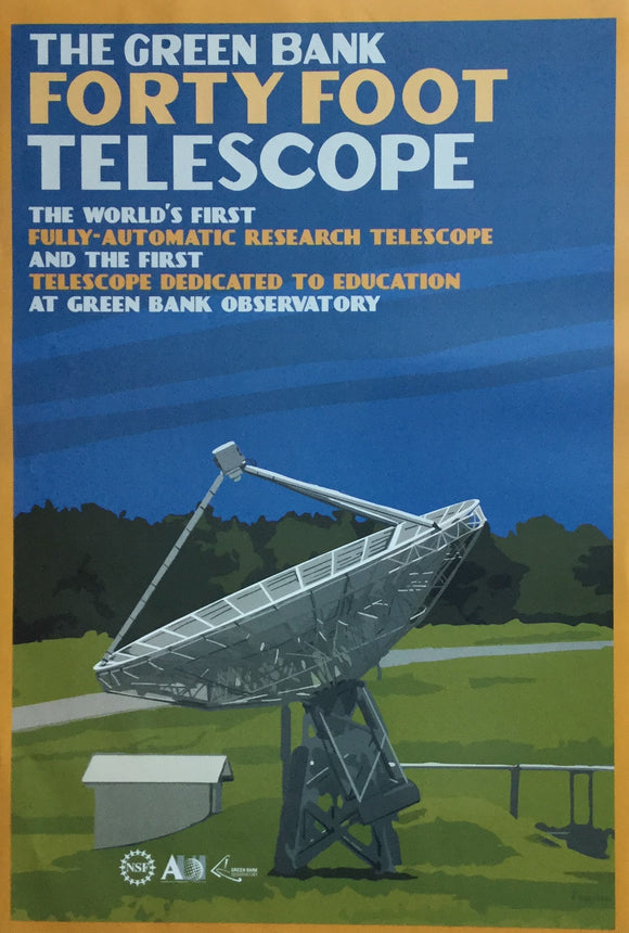 40 FT Telescope Poster