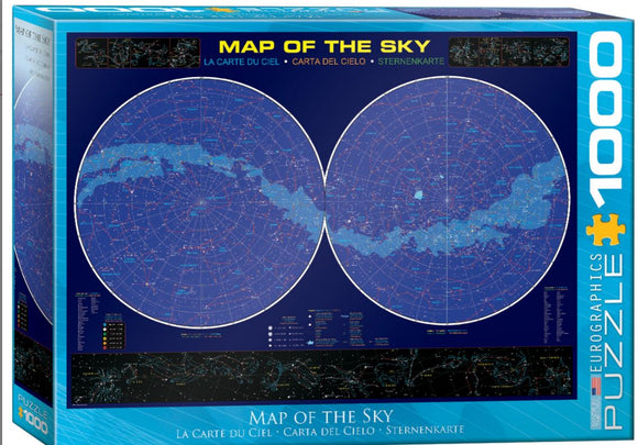 Map Of The Sky 1000 Pc Puzzle