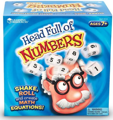 Learning Resources Head Full of Numbers Math Game