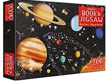 The Solar System Book and Jigsaw Puzzle
