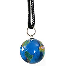 Corded Earth  Marble Necklace
