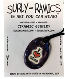 Surly-Ramics Necklace I Love Science